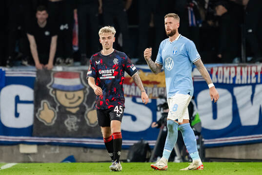 Pontus Jansson of Malmö FF looks dejected