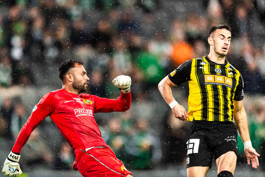 Hammarbys målvakt Warner Hahn