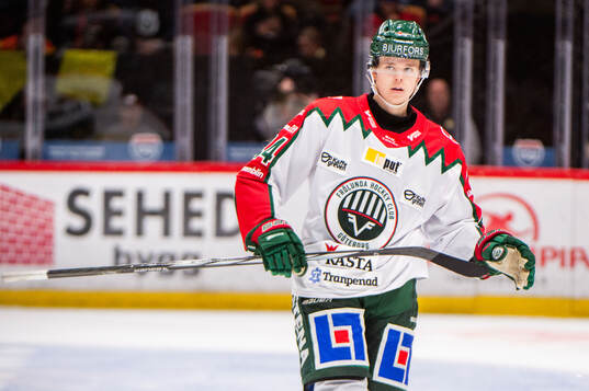 Frölundas Noah Dower Nilsson deppar