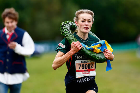 Vinnare i K22 10 km emma Eriksson Eksjö SOK/Mölndals AIK
