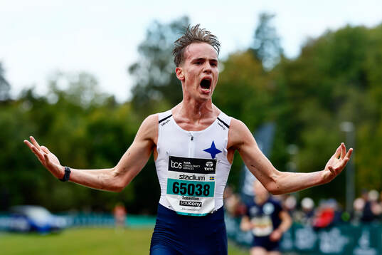 Vinnare i P17 10 km med nytt banrekord  Sebastian Lörstad