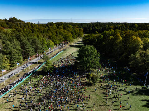 Starten på Män och Kvinnor 30 km