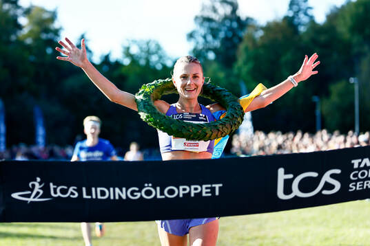 Carolina Wikström Uppsala IF vinnare i Kvinnor 30 km