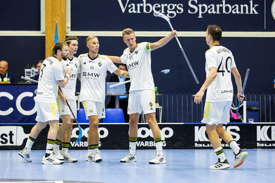 AIKs spelare jublar