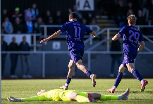 Djurgårdens Deniz Hummet jublar