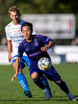 Värnamos Joel Voelkerling Persson och Djurgårdens Keita