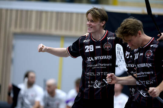 Nykvarns Markus Jonsson jublar
