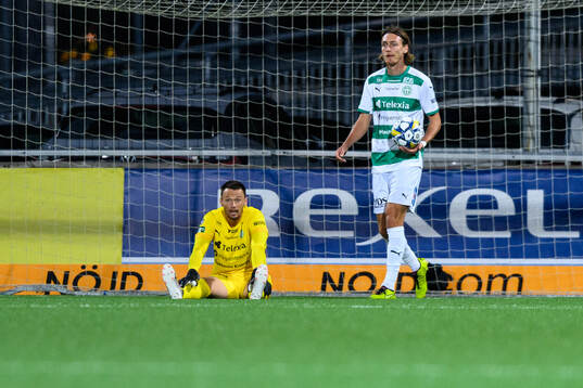 Västerås målvakt Anton Fagerström deppar