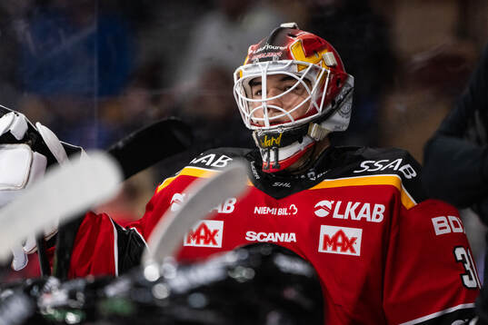 Luleås målvakt Matteus Ward