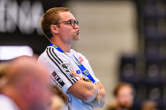 Ystad IFs tränare Oscar Carlén