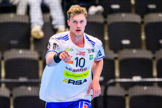 Ystad IFs Kristian Faurholt Lohman Olsen jublar