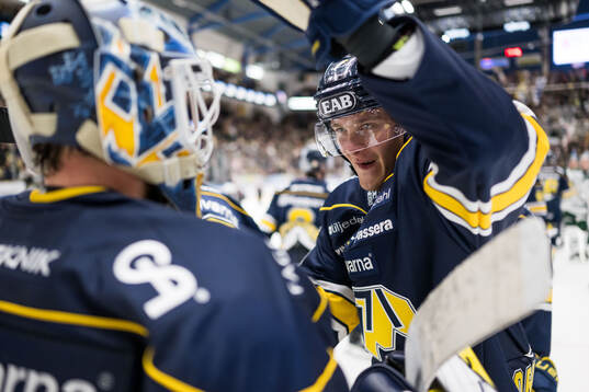HV71s Henrik Borgström jublar