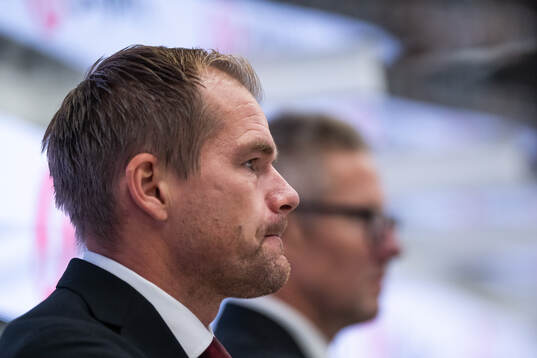Färjestads tränare Thomas Mitell