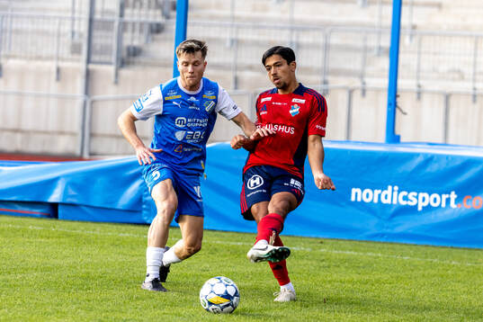 IK Oddevolds Anton Snibb och Östers Lukas Bergquist