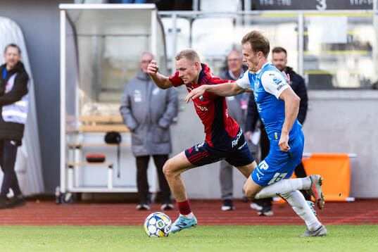 Östers Adam Bergmark Wiberg och IK Oddevolds Gabriel