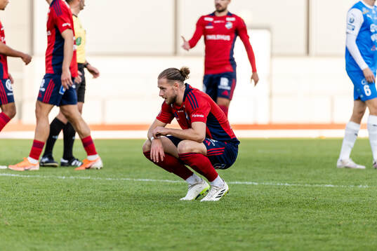 Östers Kevin Höög Jansson deppar