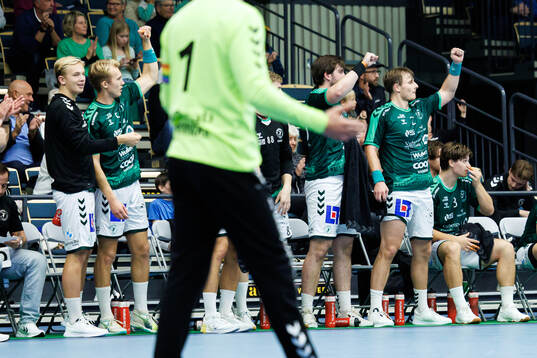 Varbergs spelare jublar