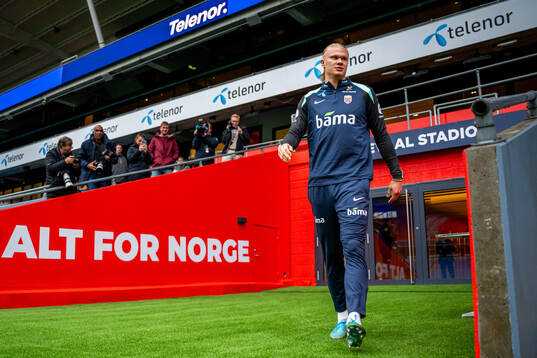 Erling Braut Haaland of the Norwegian national football team