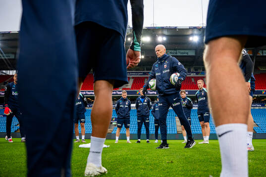 Ståle Solbakken, head coach of the Norwegian national