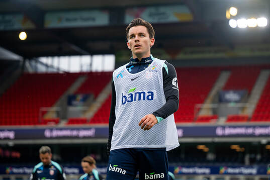 Hugo Vetlesen of the Norwegian national football team