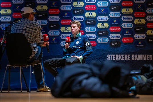Jens Petter Hauge of the Norwegian national football team