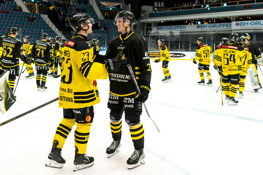 Vimmerbys Ludwig Wistén och AIKs Oliver Tärnström