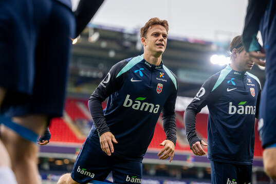 Felix Horn Myhre of the Norwegian national football team