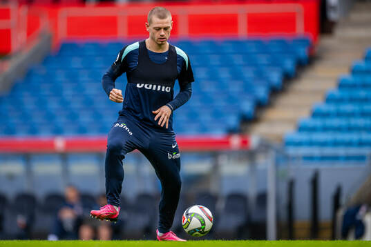 Julian Ryerson of the Norwegian national football team