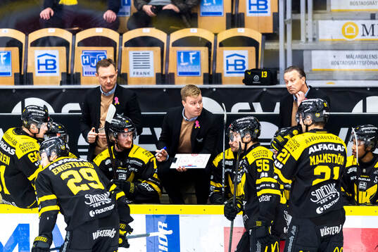 Västerås assisterande tränare Eric Karlsson