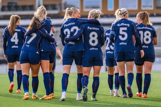 Malmö FFs Beatrice Persson jublar