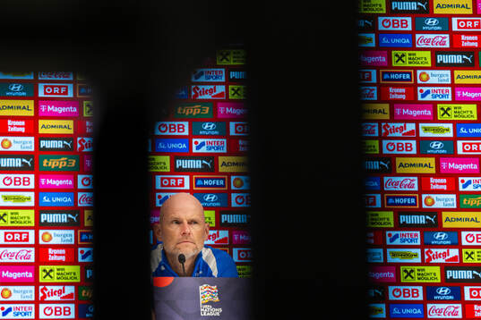Ståle Solbakken, head coach of the Norwegian national