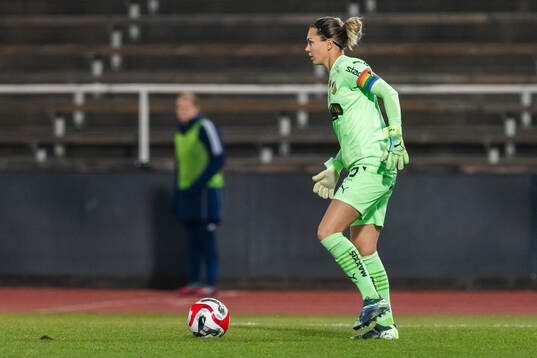 Häckens målvakt Jennifer Falk
