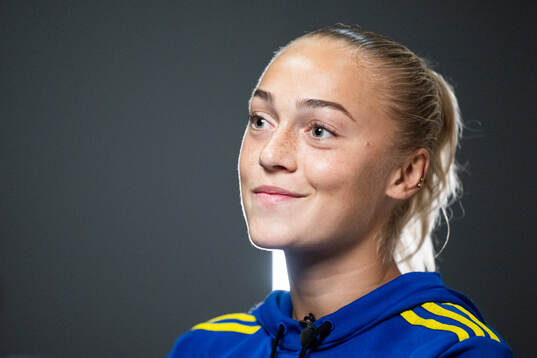 Hanna Bennison of the Swedish women's national football