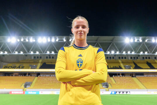 Mollie Josefsson of Sweden celebrates