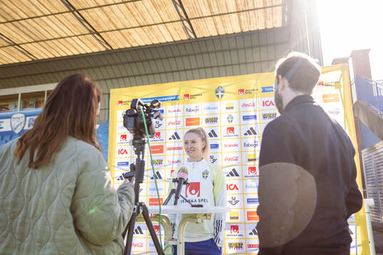 Rebecka Blomqvist of the Swedish women's national football