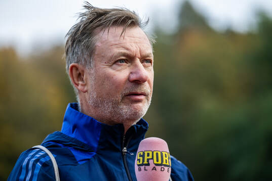 Head coach Peter Gerhardsson of the Swedish women's