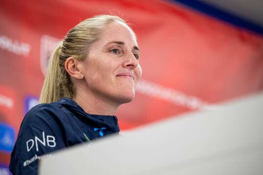 Gemma Grainger, head coach of the Norwegian women's