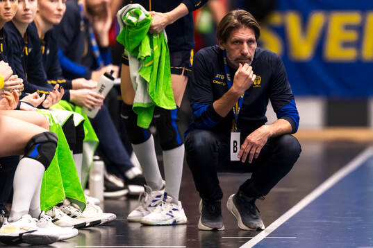 Head coach Tomas Axnér of Sweden