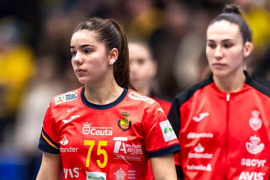 Paula Maria Agullo Pelegrin of Spain looks dejected