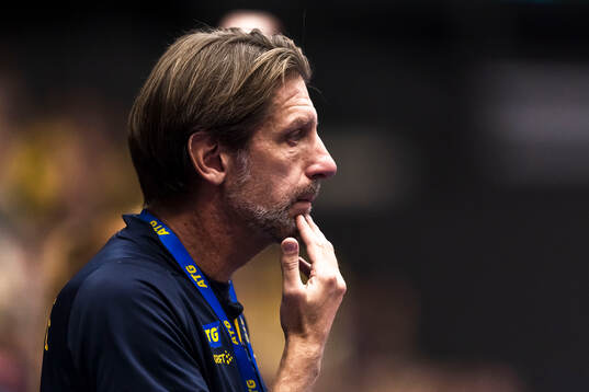 Head coach Tomas Axnér of Sweden