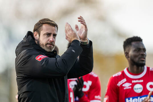 Degerfors tränare William Lundin