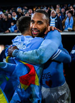Malmö FFs Isaac Kiese Thelin jublar
