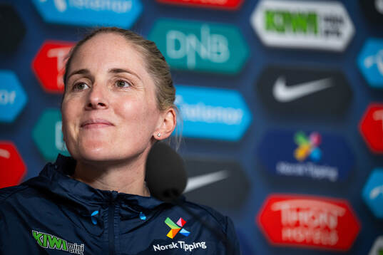 Gemma Grainger, head coach of the Norwegian women's