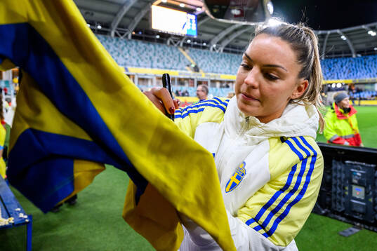 Johanna Rytting Kaneryd of Sweden celebrate