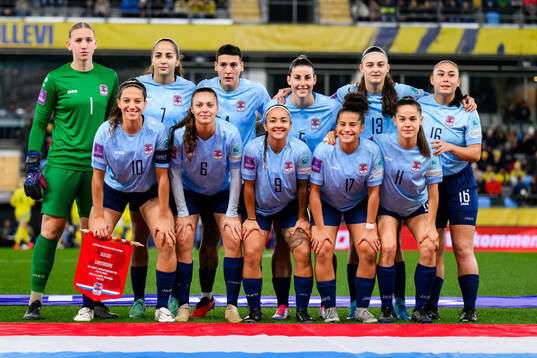 goalkeeper Lucie Schlime, Joana Lourenco Magalhaes, Andreia