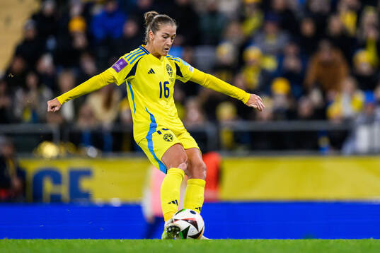 Filippa Angeldahl of Sweden scores 3-0