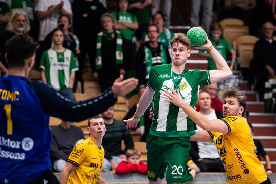 Hammarbys Marcus Lennernäs och HF Karlskronas Fredrik