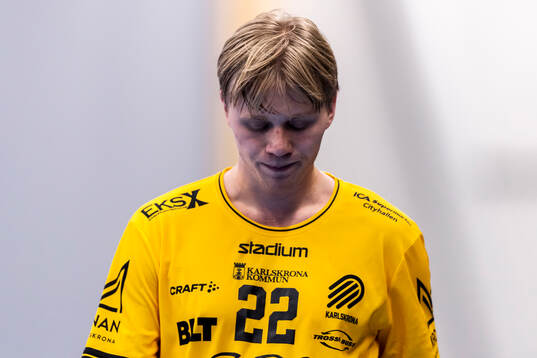 HF Karlskronas Karl Jönsson deppar