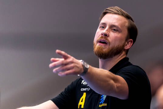 HF Karlskronas tränare Mathias Ekstrand