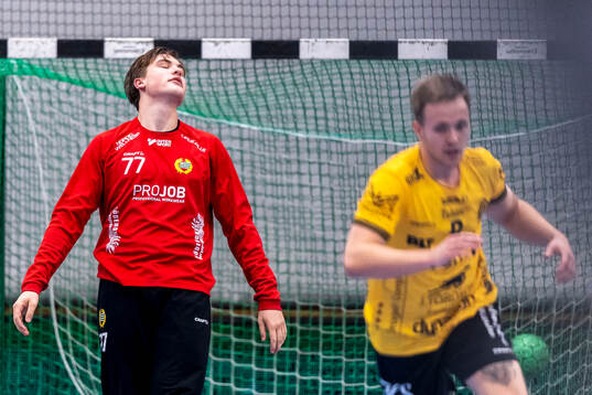 Hammarbys målvakt Arvid Skoog deppar